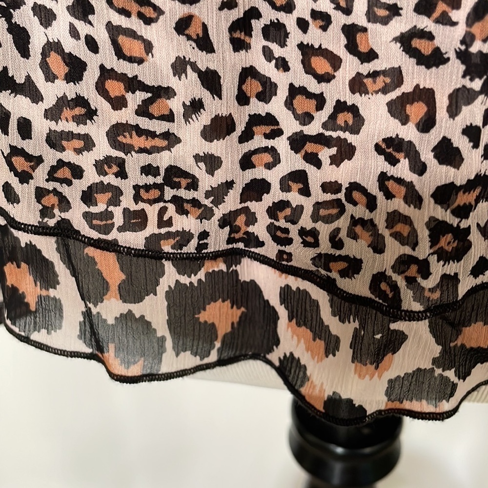 Scotch and Soda animal print chiffon blouse - Picture 7 of 10